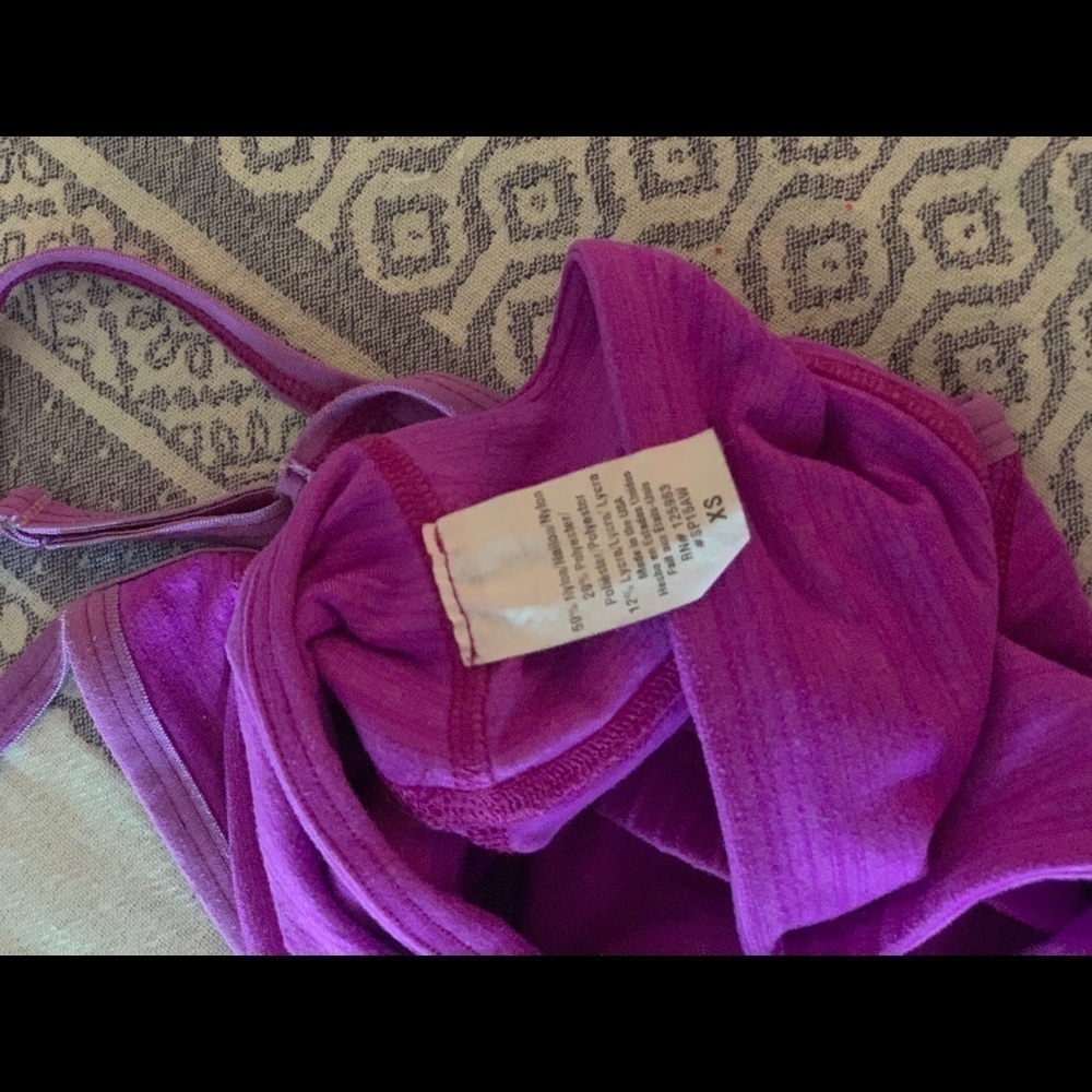 Beyond Yoga T Back Bra Pink/Purple​​​​​​​​​ - Picture 5 of 5